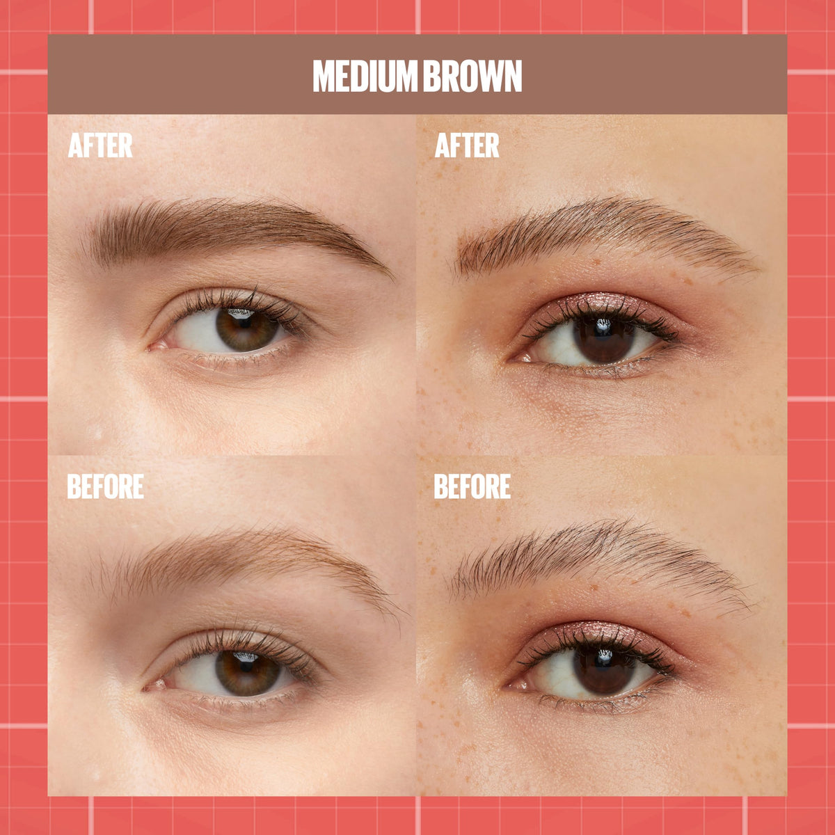 Maybelline application on model demonstrating fuller brows that still look natural