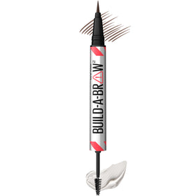 Maybelline Build-A-Brow front packaging showing product and shade Deep Brown for fuller brows