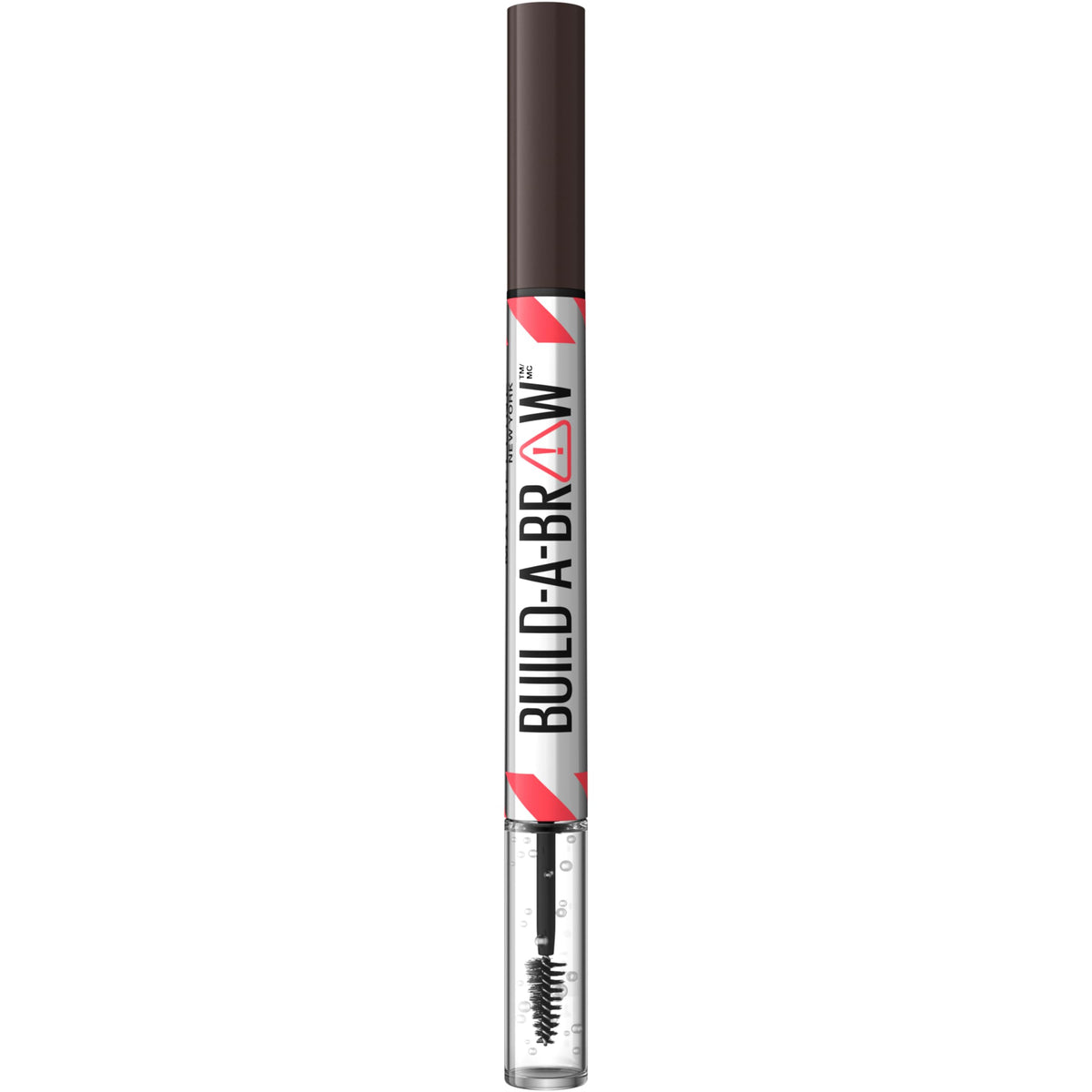 Maybelline Build-A-Brow on a vanity with mirror showing everyday styling and quick morning routine