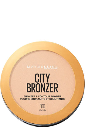 Maybelline compact front view showing brand and sleek packaging benefit portability