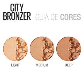 Maybelline open pan close-up displaying powder texture for smooth blending