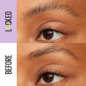 Maybelline clear gel texture close-up showing lightweight non-sticky finish