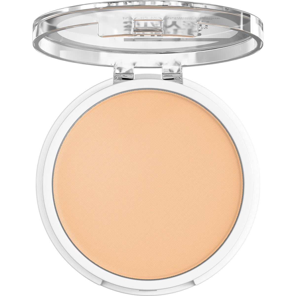 Maybelline compact open with powder pan visible for travel-ready application