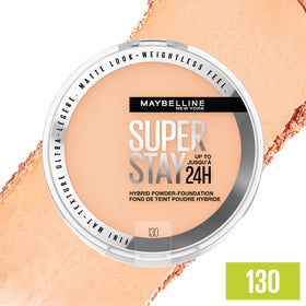 Maybelline compact open with sponge included for easy on-the-go application