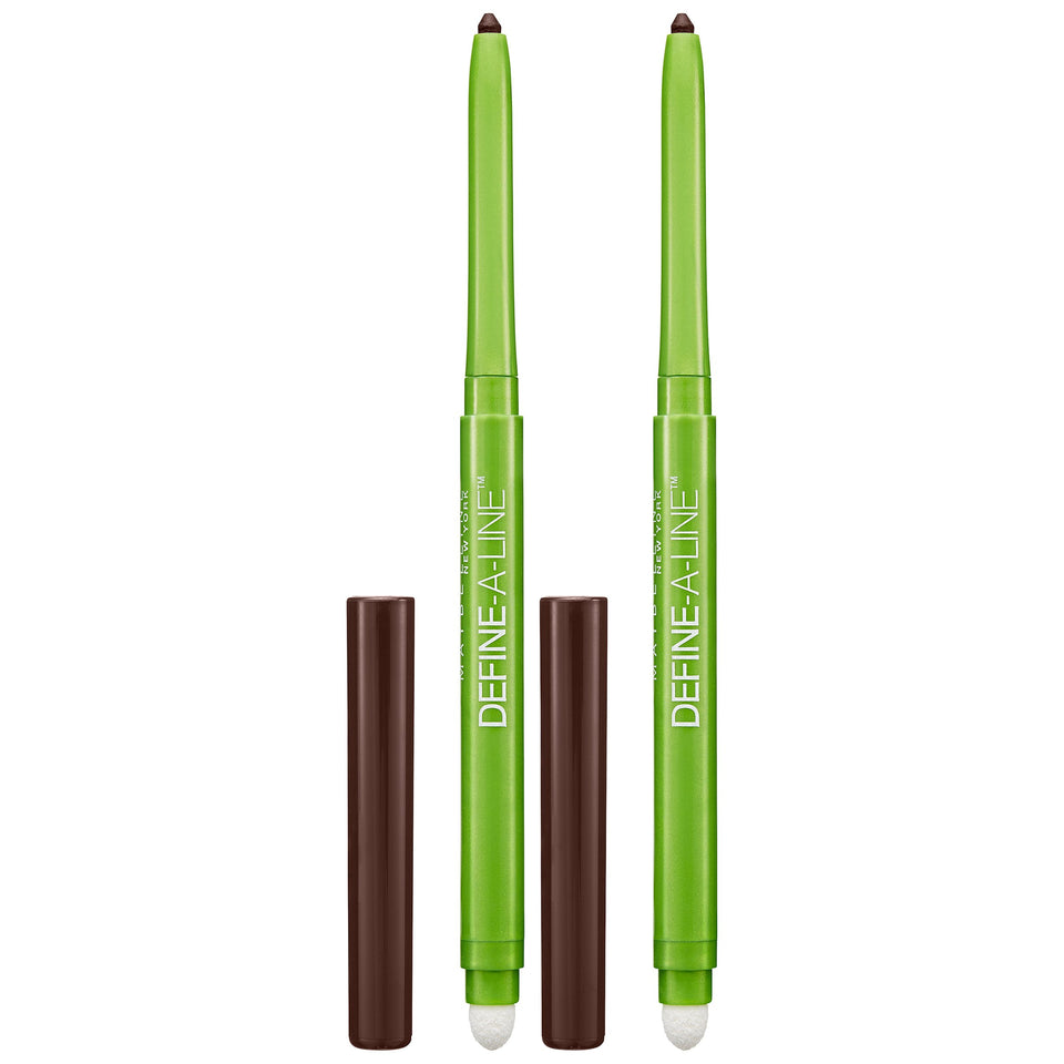 MAYBELLINE define-a-line front packaging showing twin pencils for value