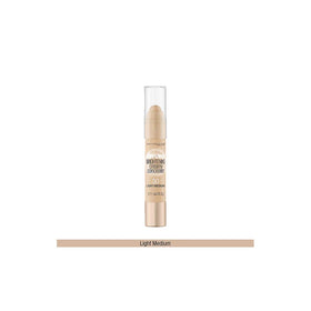 Maybelline concealer applied under eye demonstrating instant brightening