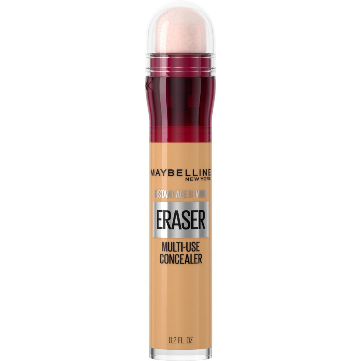 Maybelline front tube showing product and branding for quick recognition and portability