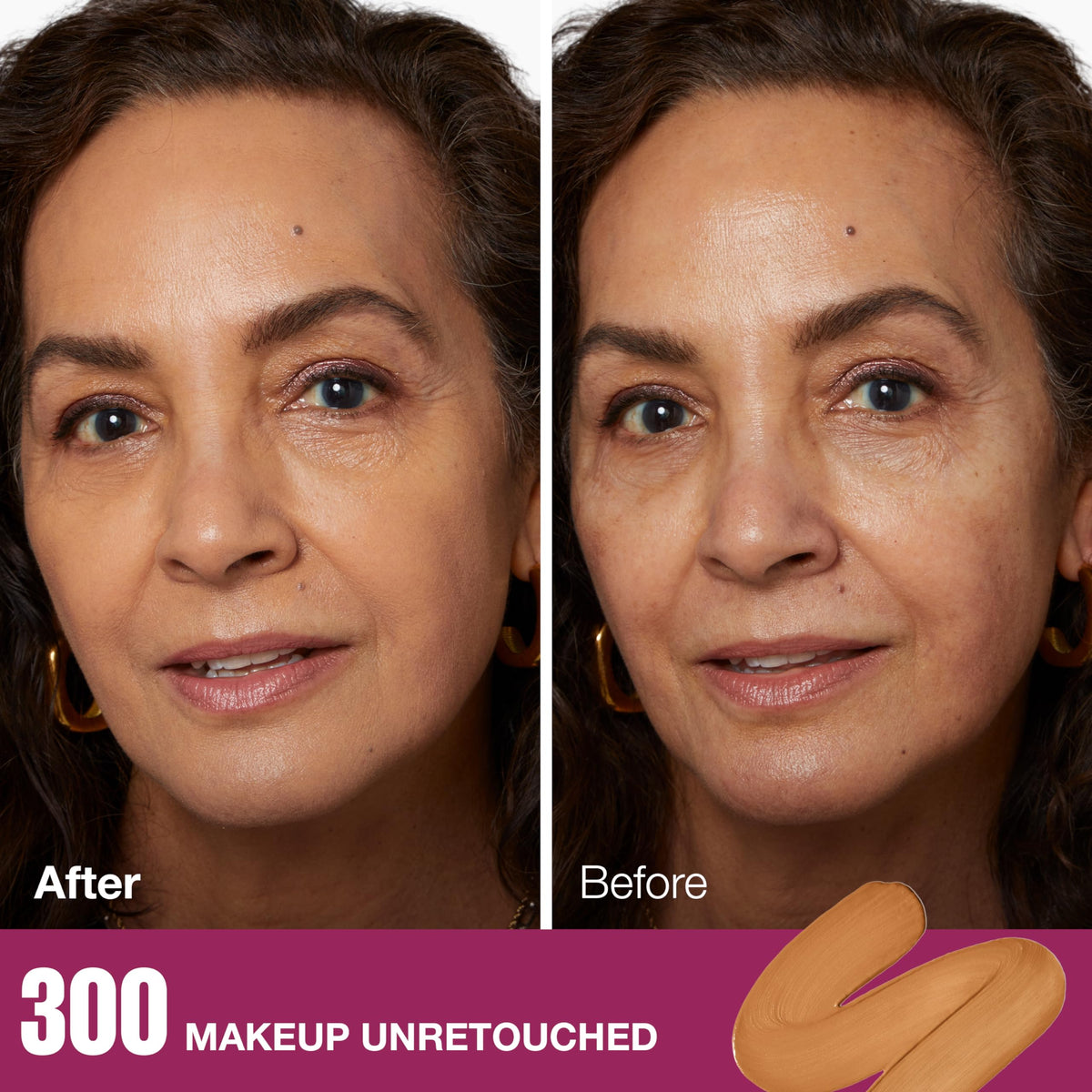 Maybelline close-up of the sponge applicator demonstrating precise application benefit