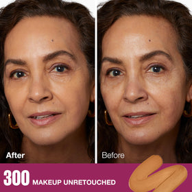 Maybelline close-up of the sponge applicator demonstrating precise application benefit