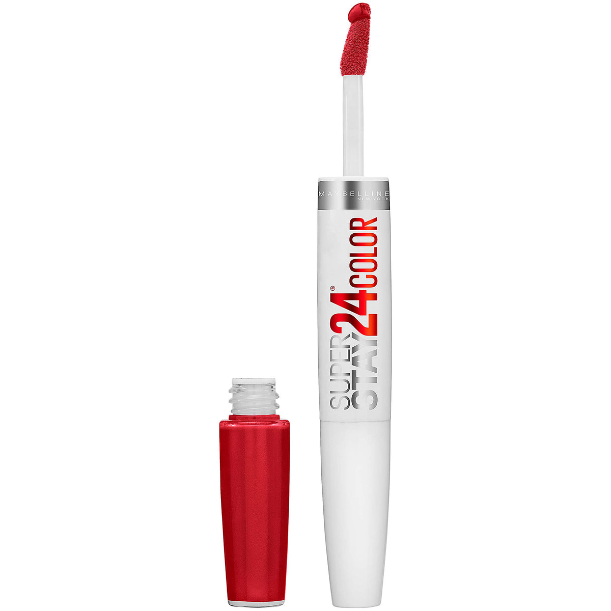 Maybelline front packaging showing Eternal Cherry shade and benefits