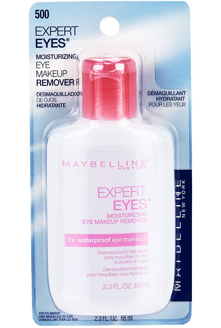 MAYBELLINE open cap and liquid texture demonstrating gentle, moisturizing formula