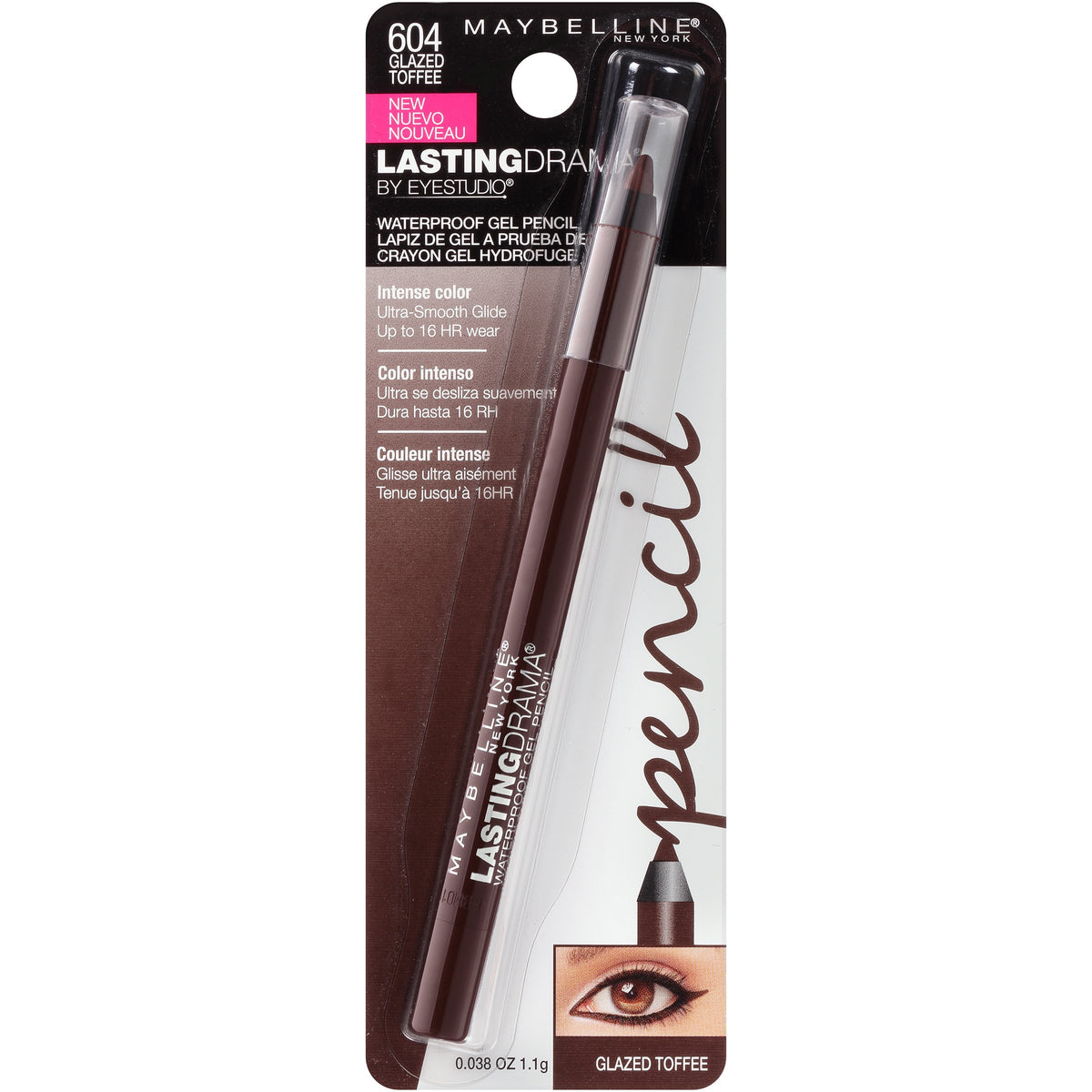 MAYBELLINE close-up of matte gel texture demonstrating smooth pigment payoff benefit