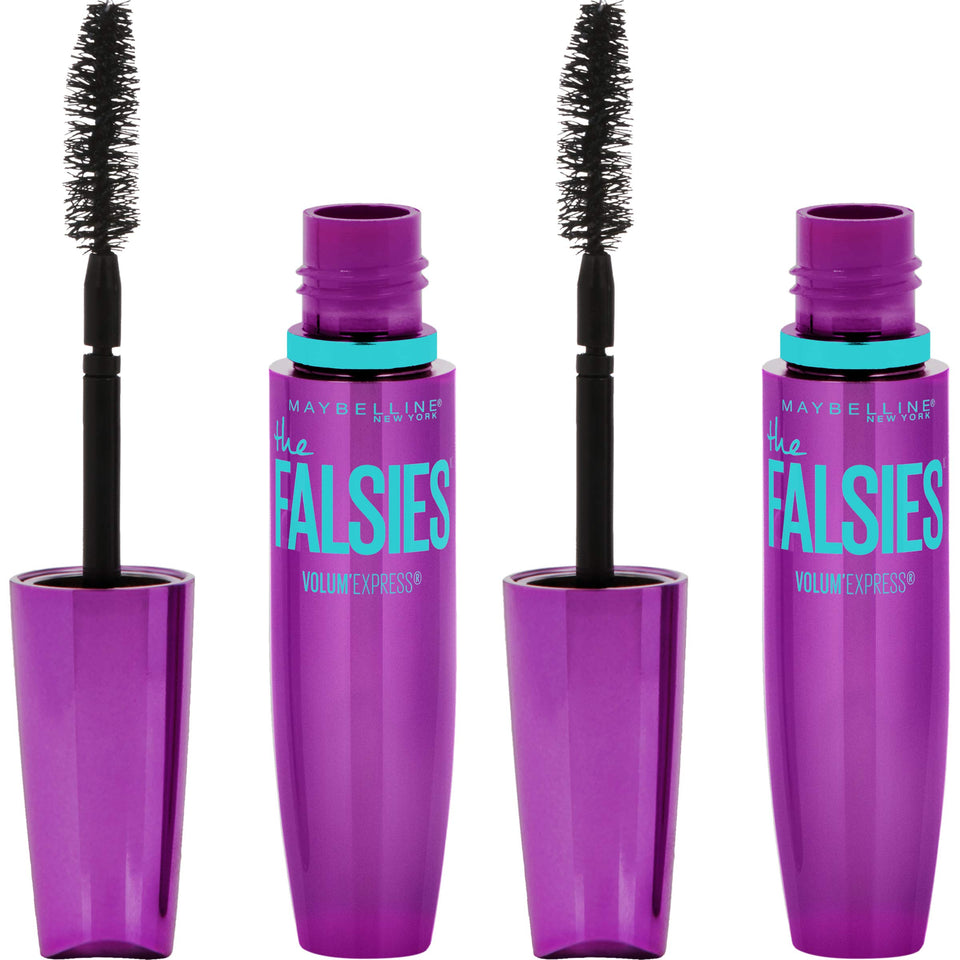 Maybelline Volum' Express Falsies front packaging showing bold black tube for easy identification
