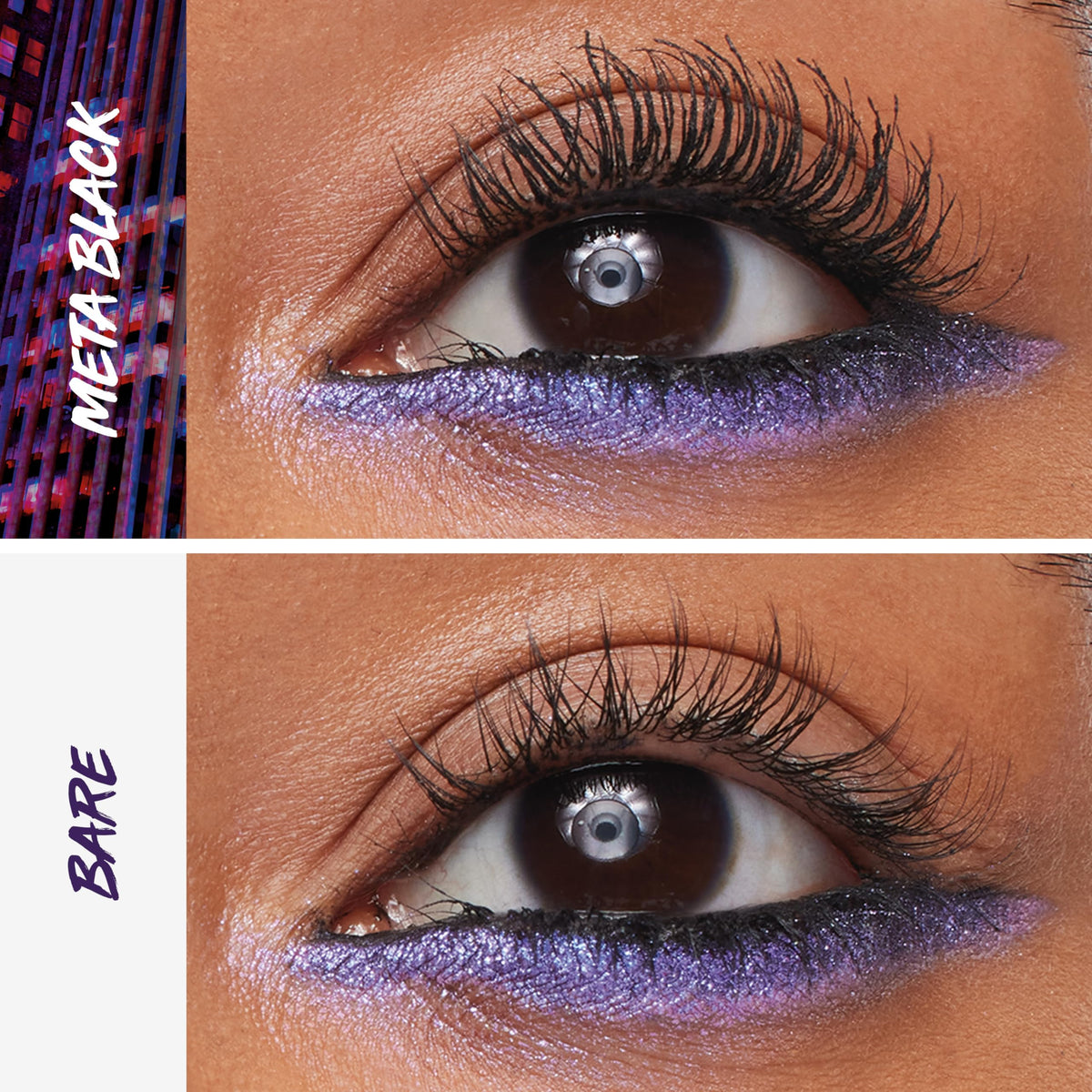 Maybelline helix brush close-up demonstrating bristle shape for root-to-tip application benefit