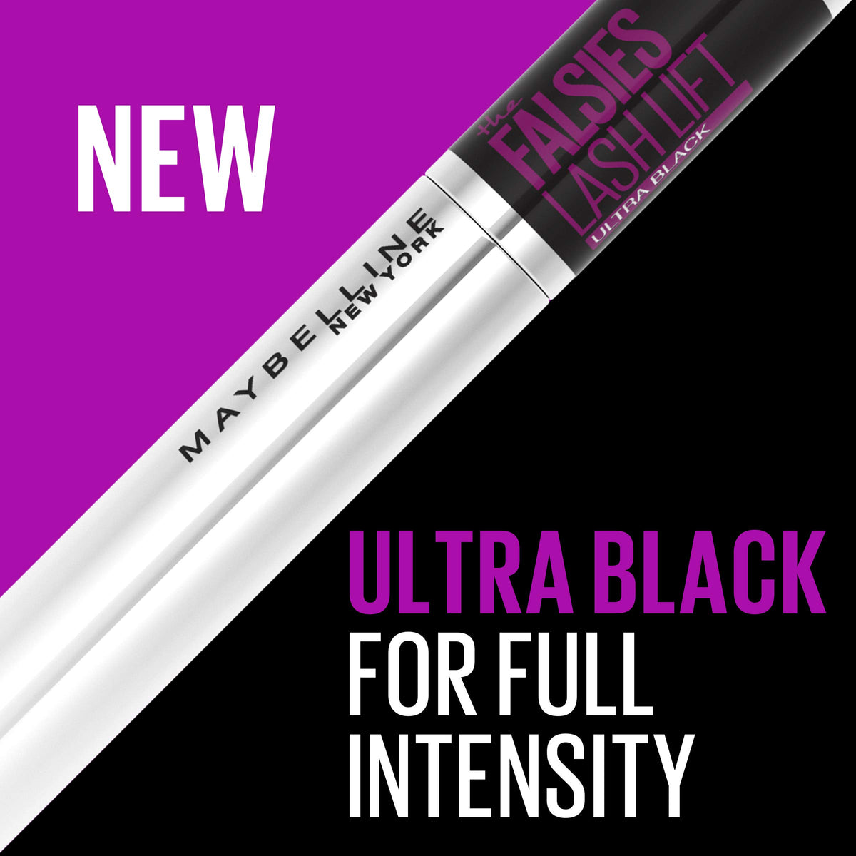 MAYBELLINE closeup of double-curved brush for instant lift