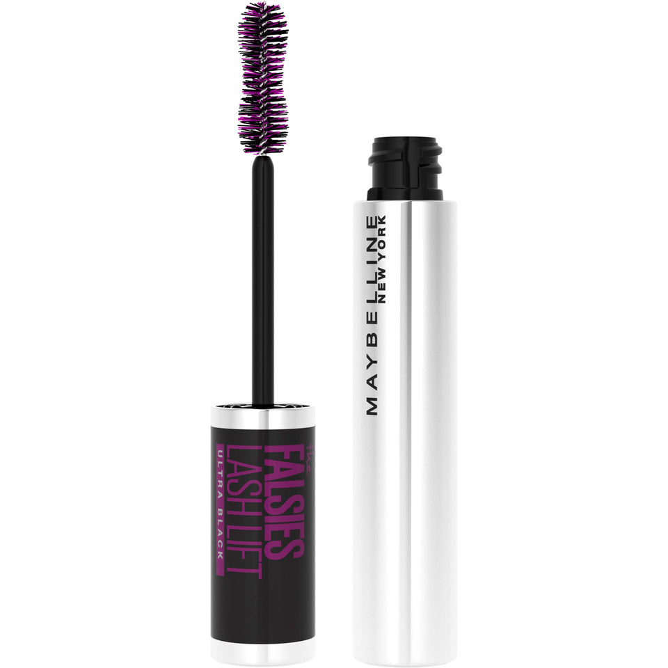 MAYBELLINE front packaging showing product and Ultra Black boldness