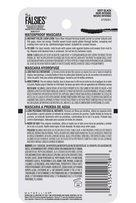 Maybelline flexible wand at angle to reach corner lashes effectively