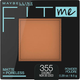 Maybelline compact front packaging shows Coconut shade and lightweight benefit