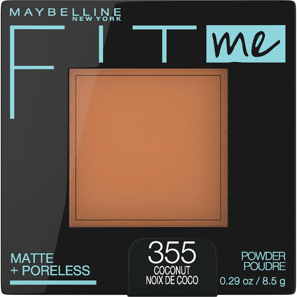 Maybelline compact front packaging shows Coconut shade and lightweight benefit