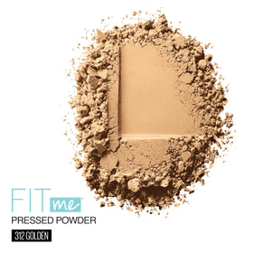 MAYBELLINE compact opened with sponge and mirror for convenient touch-ups