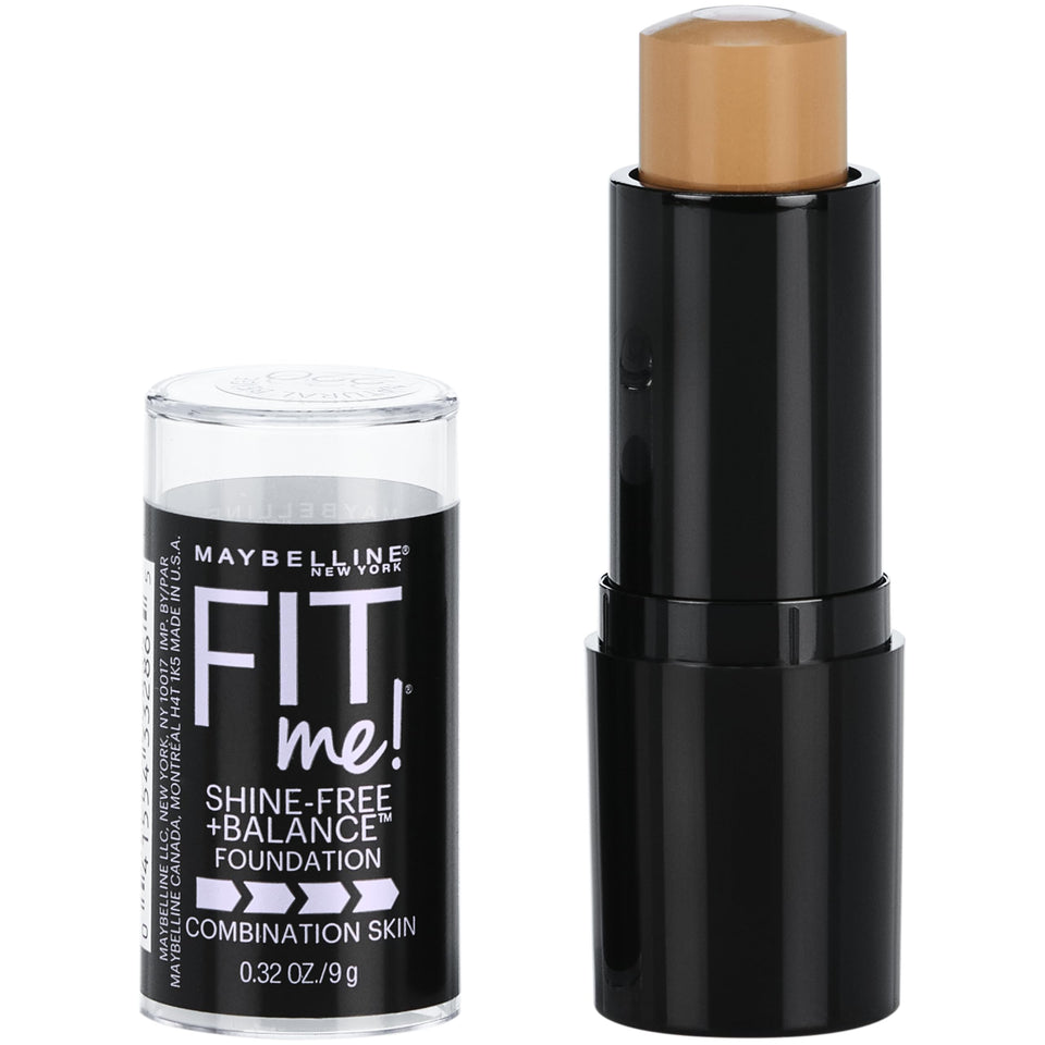 MAYBELLINE fit me stick front view showing compact design and portability