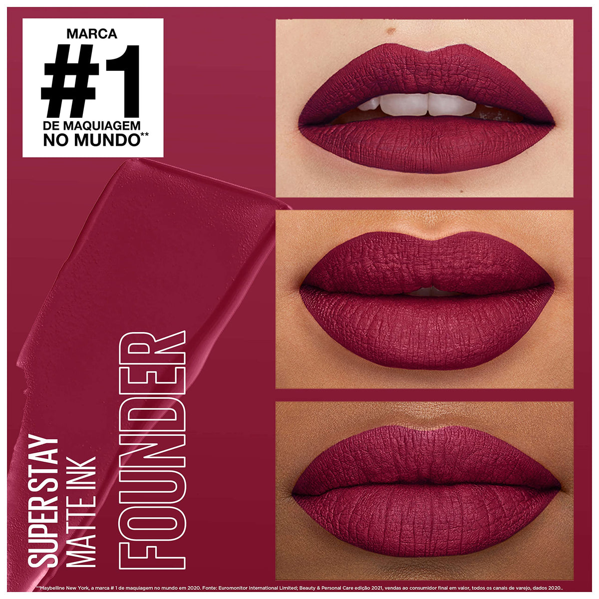Maybelline texture swipe on skin displays rich pigment and smooth finish