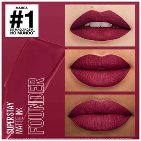 Maybelline texture swipe on skin displays rich pigment and smooth finish