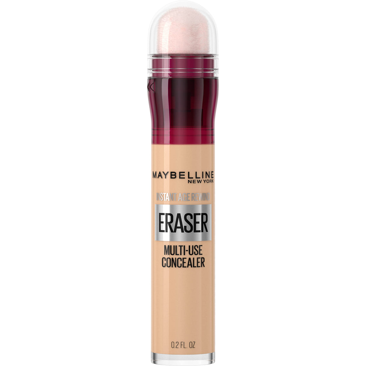 MAYBELLINE front packaging of Instant Age Rewind 120 showing product and label, highlighting convenience