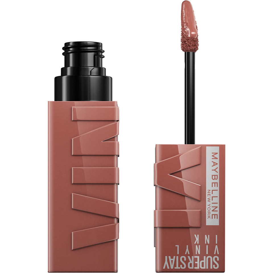 MAYBELLINE front packaging showing glossy vinyl lip ink and branding for instant shine