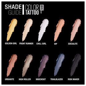 Maybelline front runner application with fingertip demonstrating easy one-swipe payoff and control