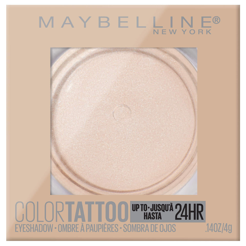 Maybelline front runner packaging front showing pot and label for clear identification and convenience