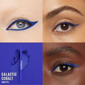 Maybelline pencil tip close-up showing precise point and smooth application