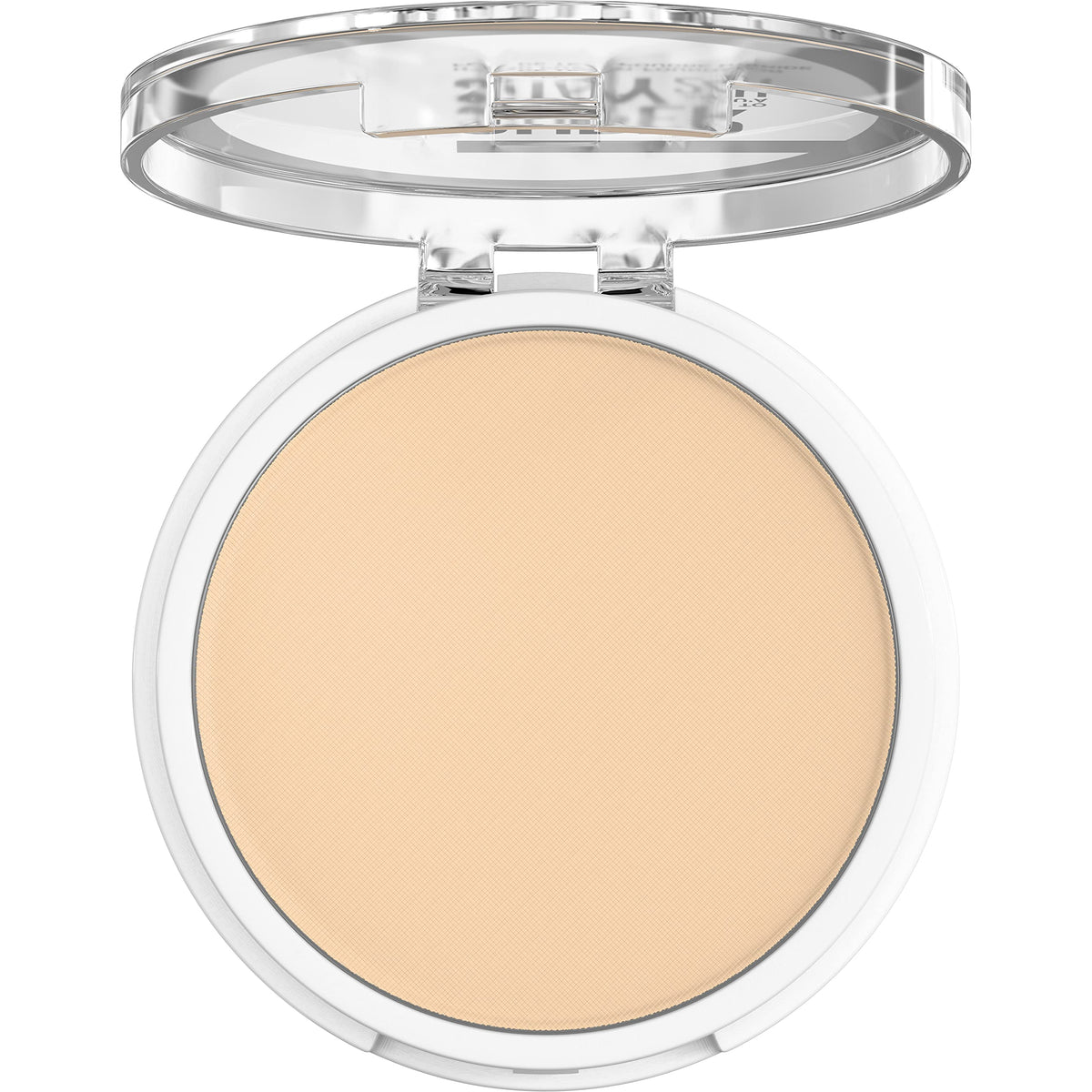 Maybelline compact open to reveal powder pan and usable matte surface