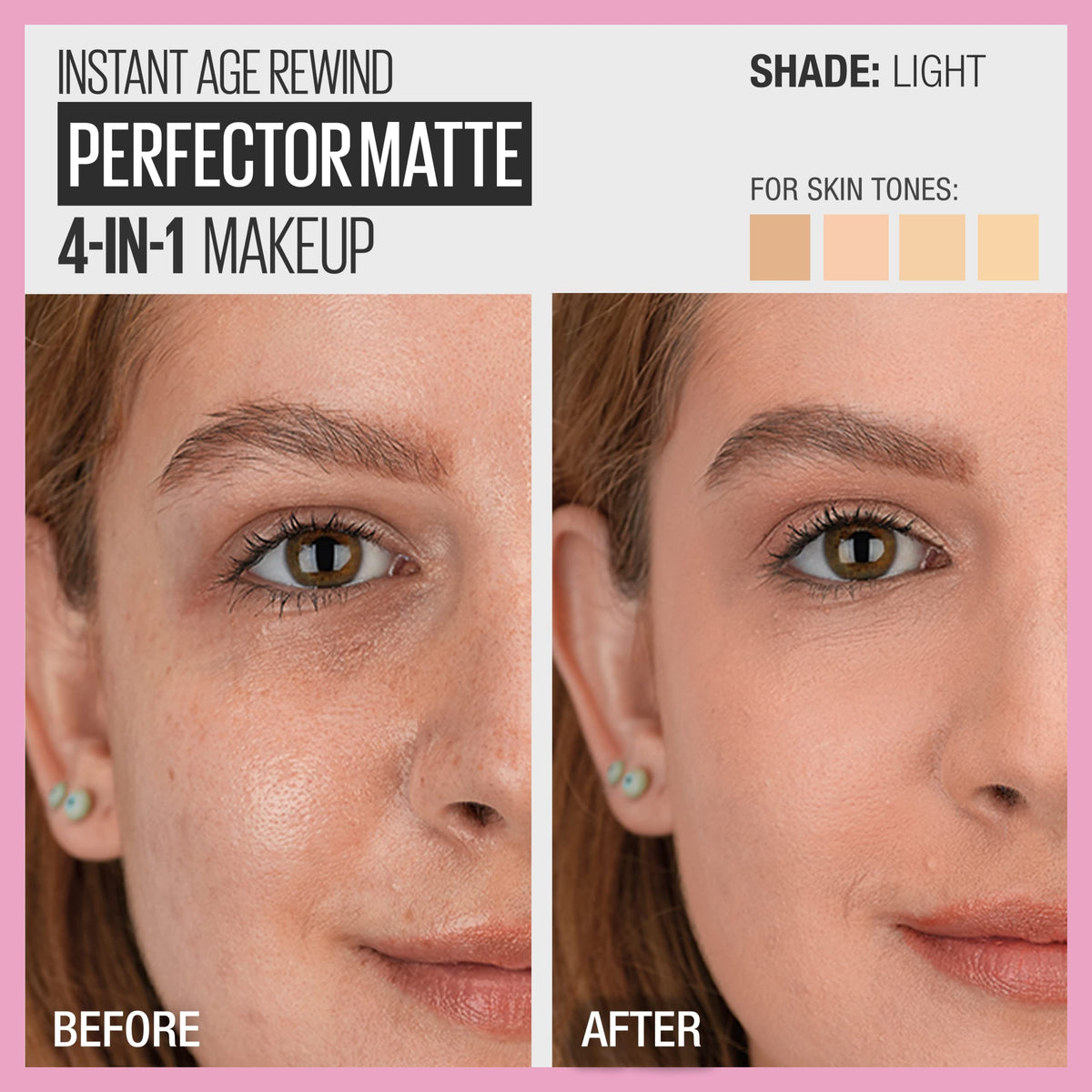 Maybelline product on fingertips demonstrating easy, single-step application