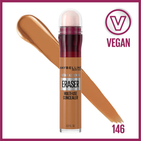 Maybelline applicator sponge tip up close for precise under-eye application and easy control