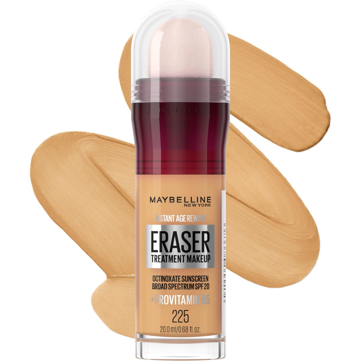 Maybelline front packaging showing product name and compact design benefit
