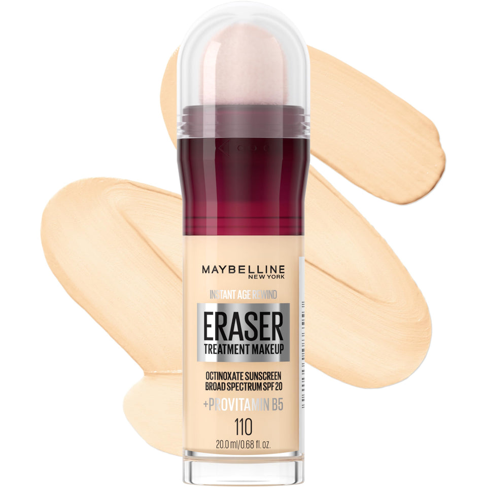 Maybelline front packaging showing tube and click applicator for easy use