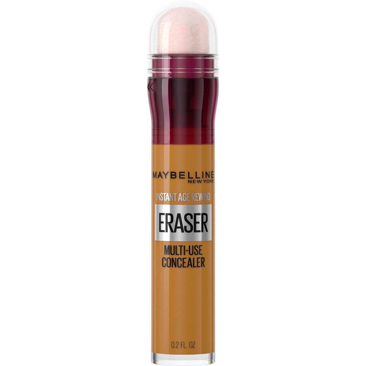Maybelline tube front view showing brand and quick coverage benefit