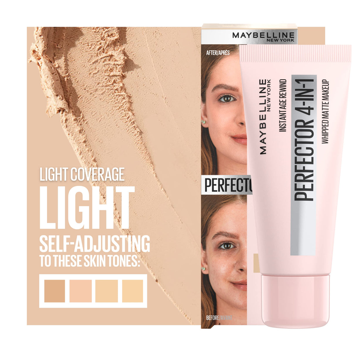 Maybelline product inside a makeup bag for quick touch-ups and on-the-go use