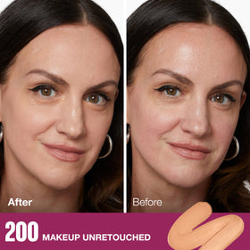 Maybelline sponge applicator close-up for precise blending and easy application
