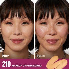 Maybelline sponge-tip close-up illustrating applicator for precise, blurred coverage