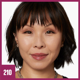 Maybelline texture swiped on skin showing smooth moisturizing finish and blendability