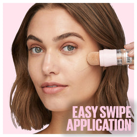 MAYBELLINE Instant Perfector applied under eye demonstrating brightening and concealment