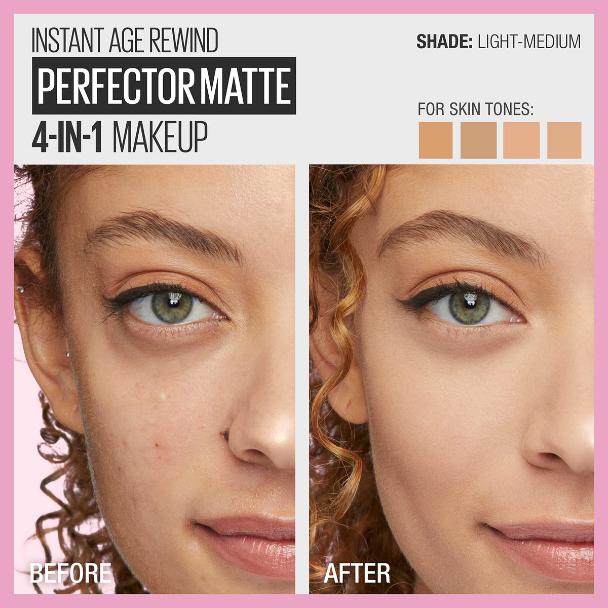 MAYBELLINE cream on fingers ready to apply for quick coverage