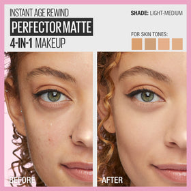 MAYBELLINE cream on fingers ready to apply for quick coverage