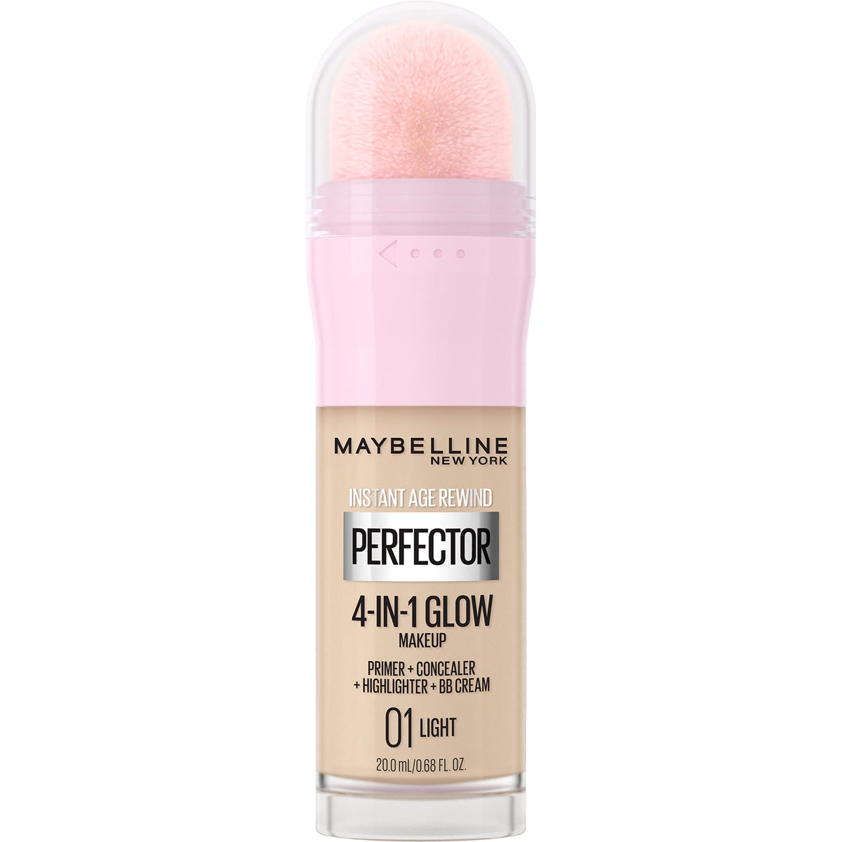 MAYBELLINE Instant Perfector front tube showing label and light shade for quick glow