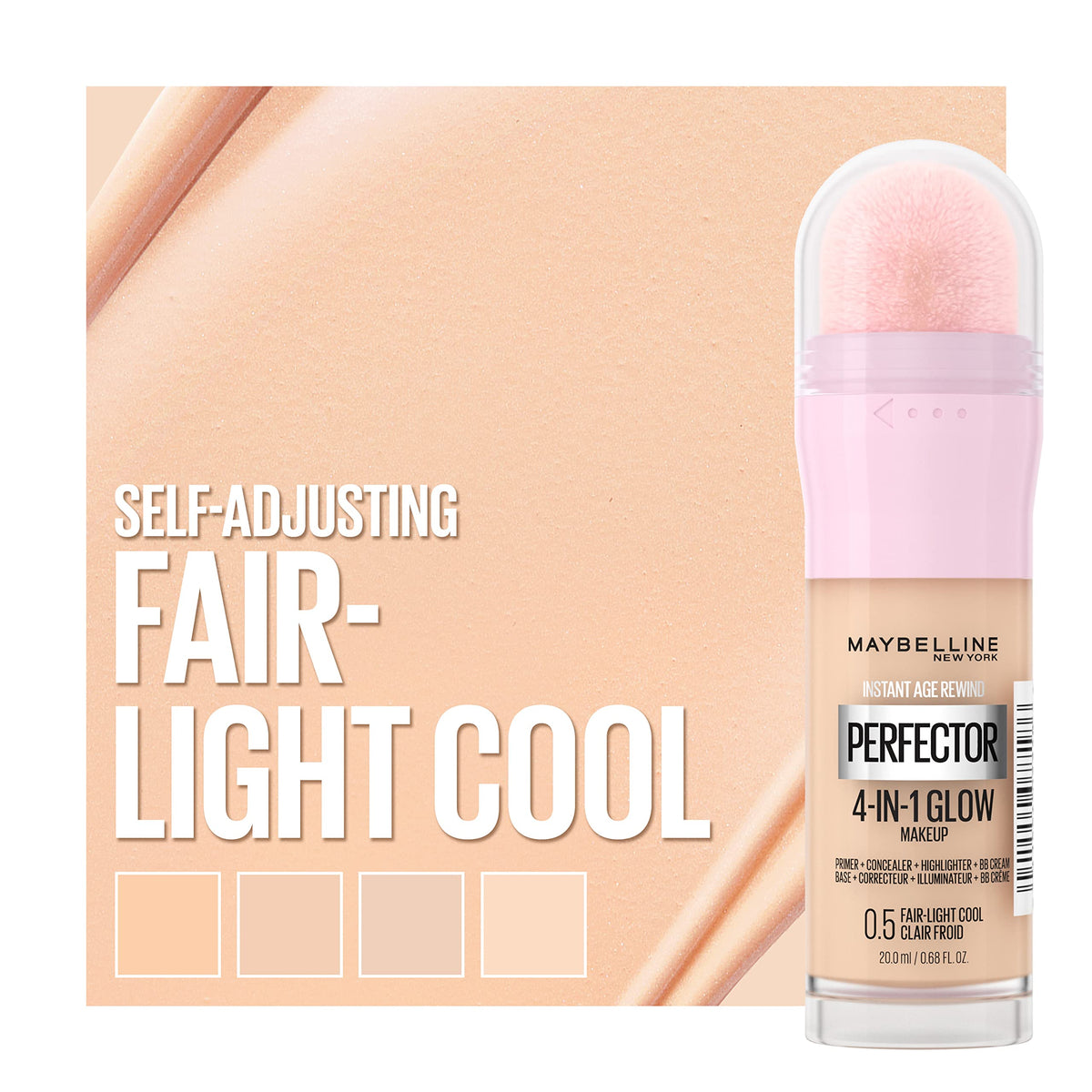 Maybelline Instant Perfector on bathroom counter in lifestyle setting for quick routine