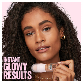 Maybelline Instant Perfector size comparison in hand illustrating travel-friendly design