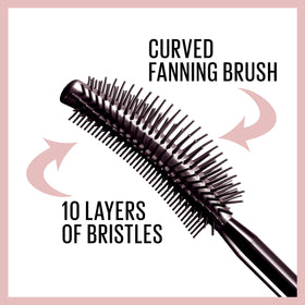 Maybelline Lash Sensational cap and label detail highlighting shade and ingredients