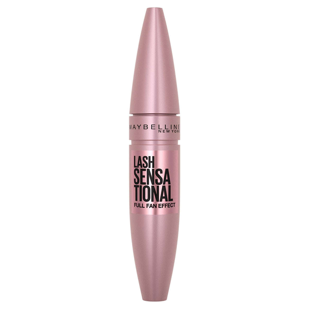 Maybelline mascara front packaging shows product and shade for bold lashes